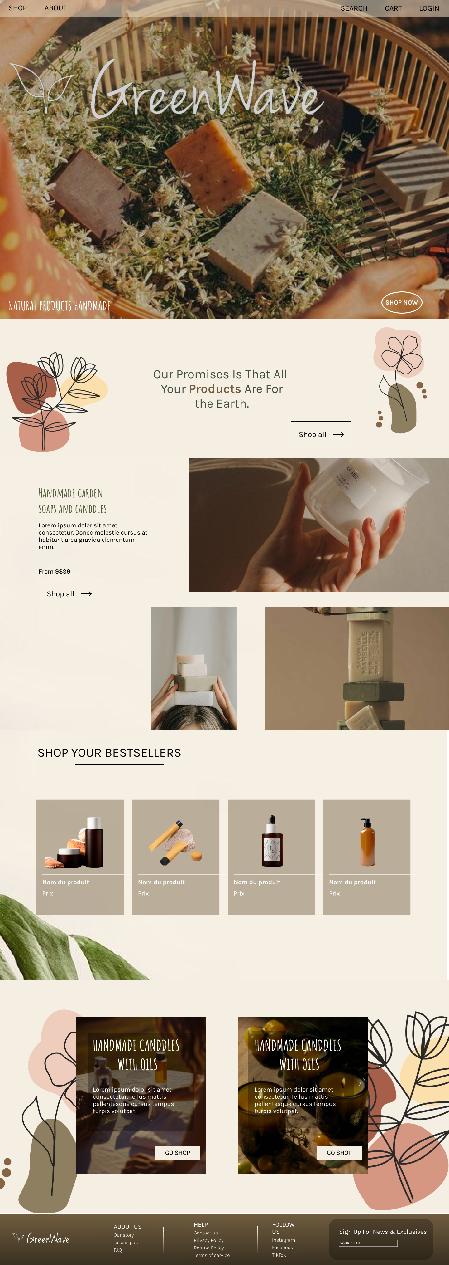 Maquette complète GreenWave